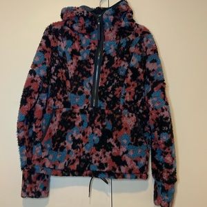 Multicolor Polar Half Zip/Hoodie